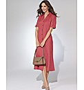 Gray & Osbourn Linen Look Shirt Dress