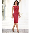Gina Bacconi Cascade Fitted Dress