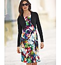 Apanage Jersey Shrug With Lace Trim