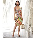 Apanage Jersey Scarf Print Dress
