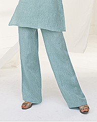 Sulu Marl Linen Wide Leg Trousers
