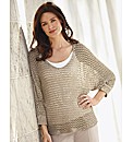Passport Sequin Open Knit Jumper