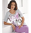 Gelco Print and Stud Jersey Cardigan