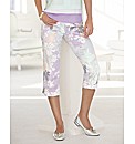 Gelco Floral Print Crop Trousers