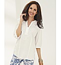 Gelco Embroidered Kaftan-style blouse