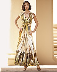 Michaela Louisa Mixed Print Maxi Dress