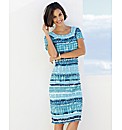 Gray And Osbourn Abstract Print Dress