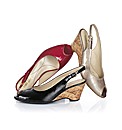 Van Dal Patent Leather Cork Wedge