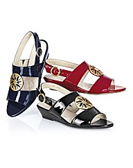 Van Dal Patent Leather Strap Sandal