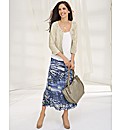 Gelco Printed Crinkle Skirt