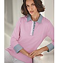 Alice Collins Cotton Polo Top