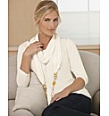 Anise Gathered Front Jersey Top