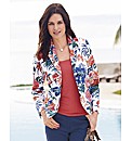 Gray And Osbourn Floral Print Blazer