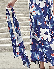 Gina Bacconi Watercolour Print Shawl