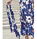 Gina Bacconi Watercolour Print Shawl