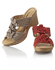 Gabor Floral Trim Mules