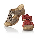 Gabor Floral Trim Mules