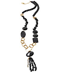 Adele Marie Long Chain And Bead Necklace