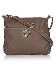 Van Dal Shoulder Bag With Metal Trim
