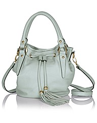 Smith & Canova Leather Tassle Bag