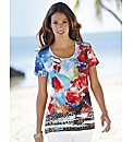 Gerry Weber Floral Print Poppy Top