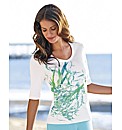 Olsen Underwater Printed Top
