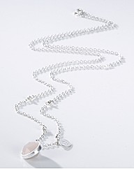 Sence Stone Long Chain Necklace