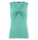 Gerry Weber V Neck Gathered Vest Top