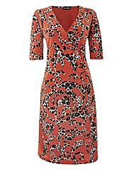 Gerry Weber Printed Mock Wrap Dress