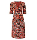 Gerry Weber Printed Mock Wrap Dress