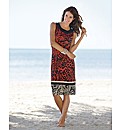 Gerry Weber Print & Bead Shift Dress