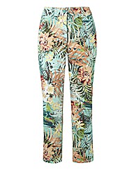 Gerry Weber Tropical Print Crop Trousers