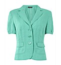 Gerry Weber Short Sleeve Linen Jacket