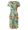 Gerry Weber Print Jersey Gathered Dress