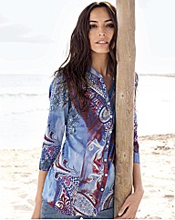 Gerry Weber Print Artistic Button Blouse
