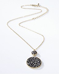Adele Marie Jewel Disc Necklace