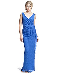Gina Bacconi Beaded Full Length Dress