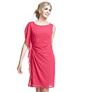 Gina Bacconi Poppy Frill Chiffon Dress