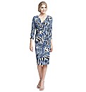 Gina Bacconi Zebra Print Dress