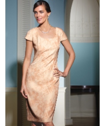 Gina Bacconi Short Sleeve Shift Dress
