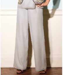Gray & Osbourn Chiffon Wide Leg Trousers