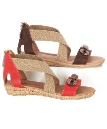 Adesso Beaded Elastic Sandals