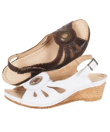 Riva Cut Out Wedge Sandals