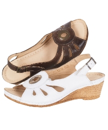 Riva Cut Out Wedge Sandals