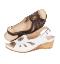 Riva Cut Out Wedge Sandals