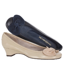 Cefalu Bow Trim Wedges
