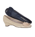Cefalu Bow Trim Wedges