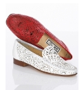 HB Paisley Cut Out All Leather Loafers
