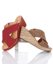 Gabor Nubuck Espadrille Mules