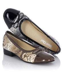 Van Dal Snake Print Pumps
